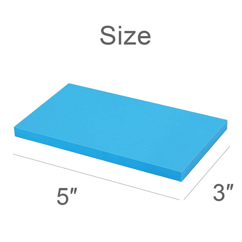 Vanpad Sticky Notes 3x5 in Bright Stickies Colorful Super Sticking Power Memo Pads Strong Adhesive 6 Pads/Pack 75 Sheets/pad - Image 3